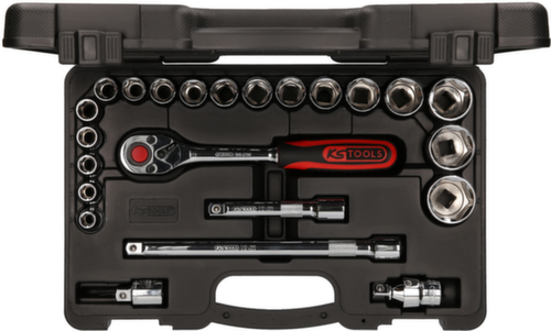 KS Tools Jeu de clés à douille 1/2" CHROMEplus