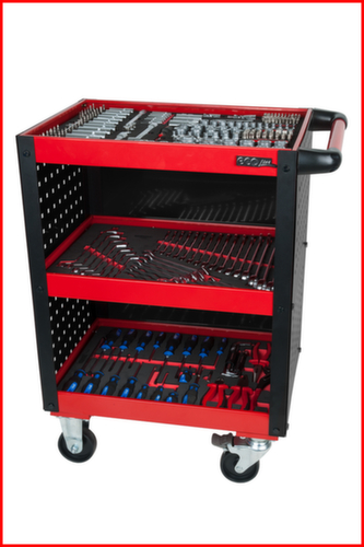 KS Tools Chariot de service d'atelier ECOline avec panneaux perforés