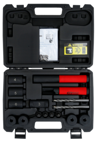 KS Tools Jeu de perçage pour verrou de jante