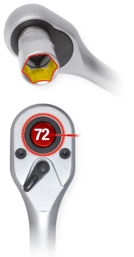 KS Tools Jeu de douilles 1/4"+3/8"+1/2"