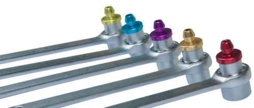 KS Tools Jeu de clés de purge de freins