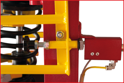 KS Tools Support pour air comprimé avec pince à ressort et plaque d'adaptation incluse