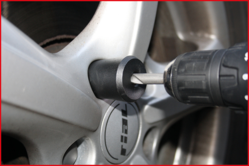 KS Tools Jeu de perçage pour verrou de jante