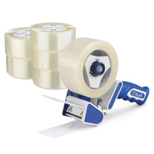 kit dévidoir escargot de sécurité avec 6 rouleaux, pour largeur de feuillard 50 mm