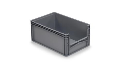 bac gerbable norme Europe 100 % recyclé, gris, capacité 54 l