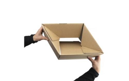 Caisse en carton ondulé avec fond automatique