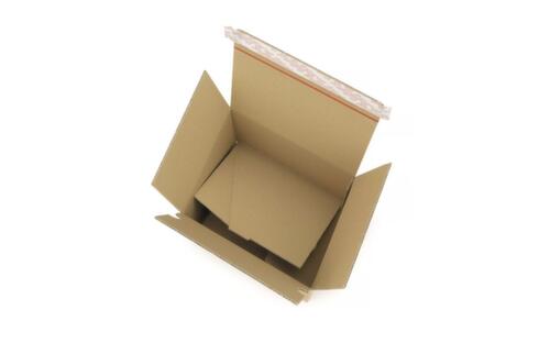 Caisse en carton ondulé avec fond automatique