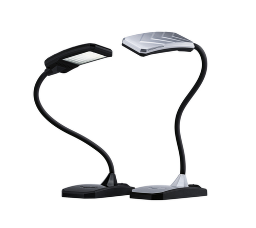 Hansa Lampe de table à DEL Twist avec raccordement USB et col de cygne