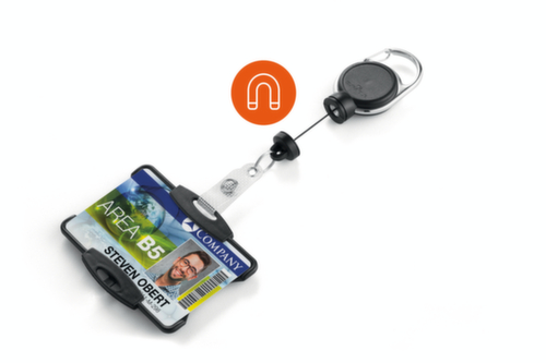 Durable porte-cartes avec enrouleur