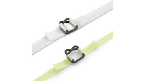 Clips de fermeture pour le cerclage textile, pour largeur de feuillard 19 mm