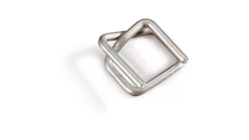 Clips de fermeture pour le cerclage textile, pour largeur de feuillard 19 mm