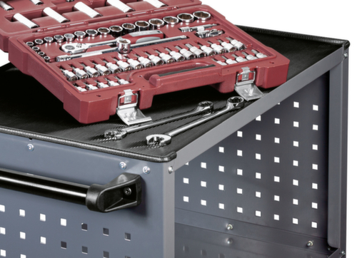 KRAFTWERK® Chariot de service BT700 40x60 avec tapis en caoutchouc