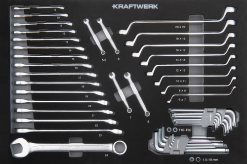 KRAFTWERK® Anneau de fourche/ Insert d'anneau de fourche 46 pcs.