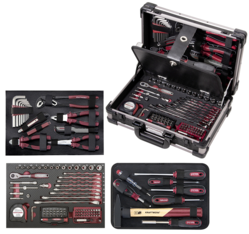 KRAFTWERK® 123-t. Coffret à outils professionnel en aluminium KW