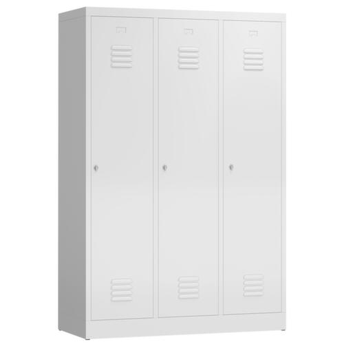 Armoire vestiaire ClassiX pour séparation noir blanc, largeur de compartiment 395 mm