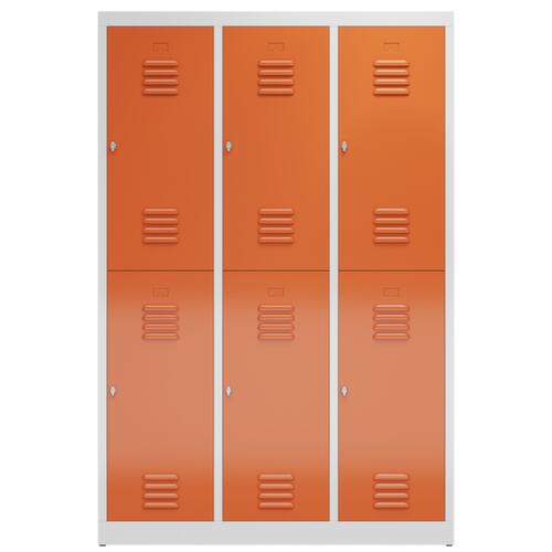 Armoire vestiaire à deux niveaux ClassiX, largeur de compartiment 395 mm