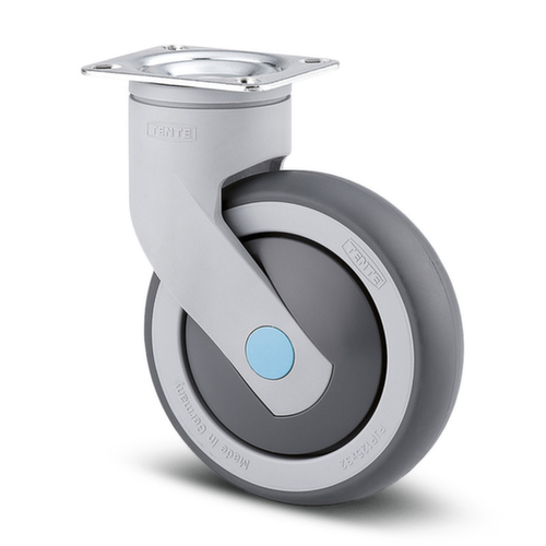 Hupfer Équipement de roues en acier inoxydable pour chariot à plateaux en acier inoxydable