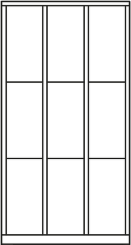 PAVOY armoire multicases Basis, 12 compartiments