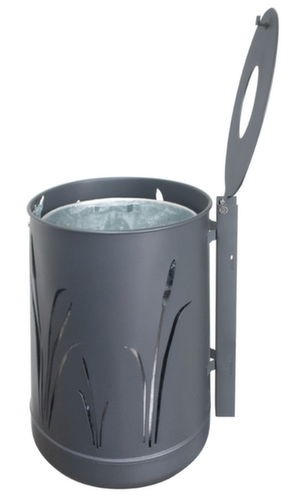 poubelle au design roseaux esthétique