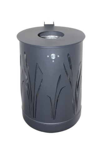 poubelle au design roseaux esthétique