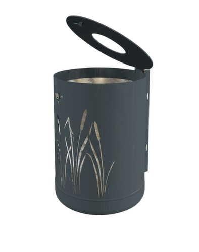 poubelle au design roseaux esthétique