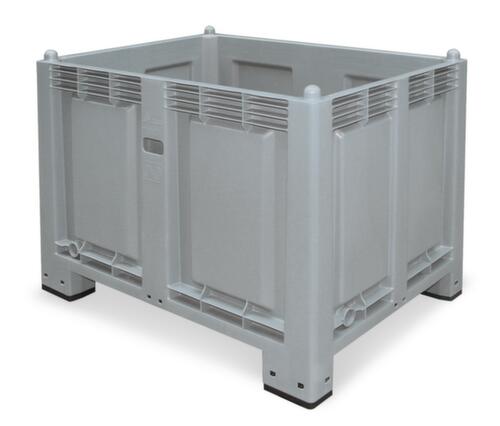 Grands conteneurs, capacité 550 l, gris, 4 pieds
