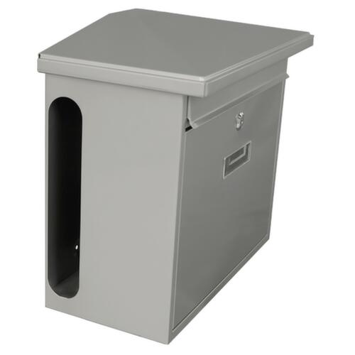 Boîte aux lettres murale Zamoran avec badge et porte-journaux