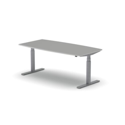 Nowy Styl Table de conférence hauteur réglable électriquement eModel 3.0, largeur x profondeur 1800 x 800 mm, panneau MP Platinum