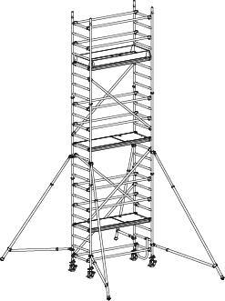 Hymer Échafaudage roulant 8771