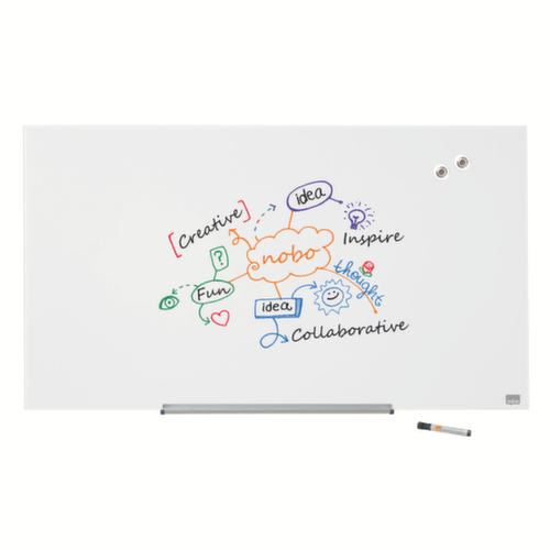 nobo Tableau en verre Impression Pro