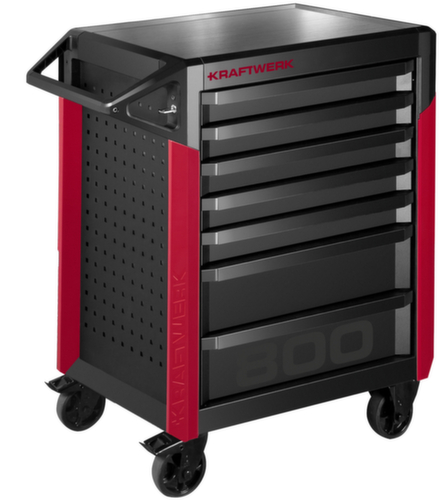 KRAFTWERK® Chariot d’atelier robuste PRO LINE PT800 avec jeu d’outils de 143 pièces, 7 tiroir(s)