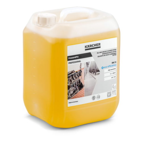 Kärcher Détachant huile et graisse Extra RM 31 ASF eco!efficiency pour nettoyeur haute pression, 10 l jerrycan