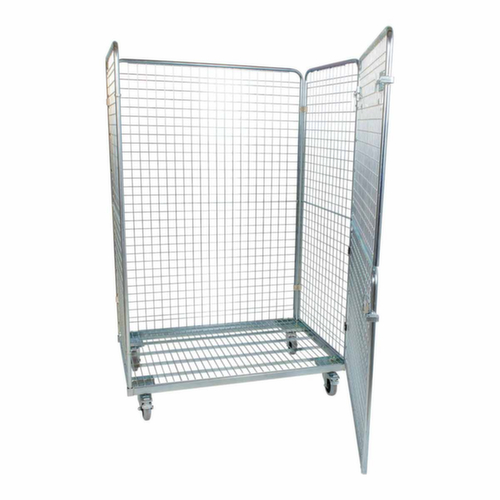 Conteneur à roulettes, force 600 kg, longueur x largeur 800 x 1200 mm