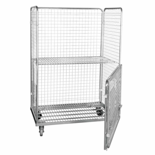 Conteneur à roulettes, force 600 kg, longueur x largeur 800 x 1200 mm