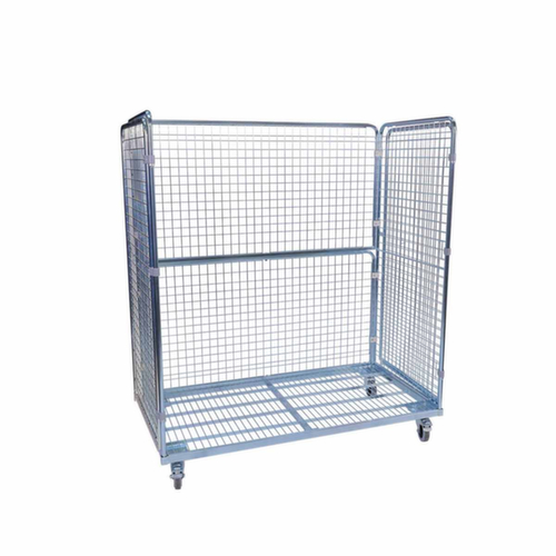 Conteneur à roulettes, force 500 kg, longueur x largeur 1600 x 800 mm