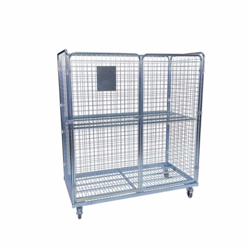 Conteneur à roulettes, force 500 kg, longueur x largeur 1600 x 800 mm