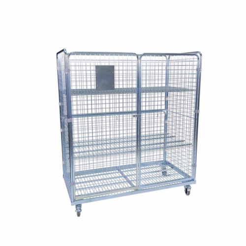 Conteneur à roulettes, force 500 kg, longueur x largeur 1600 x 800 mm