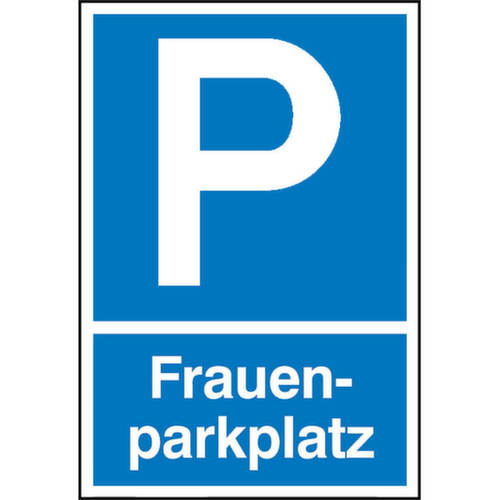 panneau de parking SafetyMarking® pour place réservée aux femmes