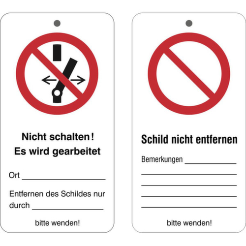 étiquette de maintenance SafetyMarking® avec symbole de sécurité