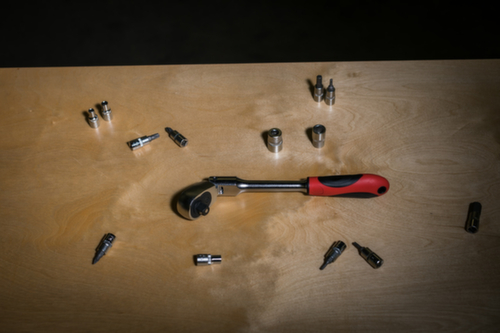 GEDORE R60120027 Cliquet réversible à articulation bicomposante 1/2 292 mm RSW5