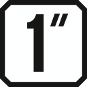 K 21 1.1/4AF Douille à chocs 1" 6 pans 1.1/4