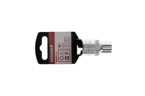 R61001206 Douille 1/2" 6 pans 12 mm Longueur 38 mm