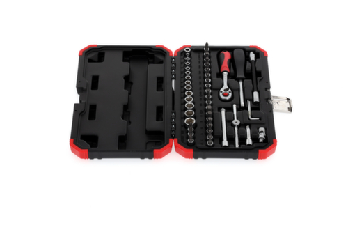 GEDORE R49003046 Jeu de clés à douilles 1/4" 4-14mm 46 pièces