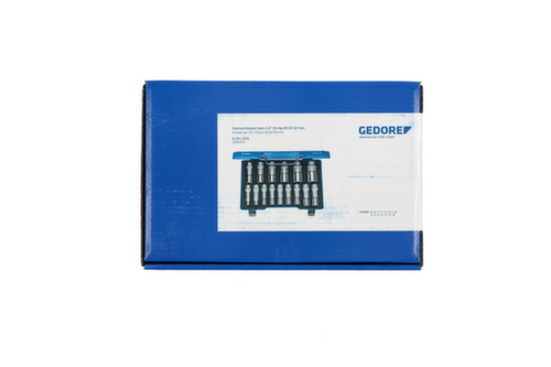 GEDORE D 19 L-015 Jeu de clés à douilles 1/2" 15 pièces UD 10-32 mm