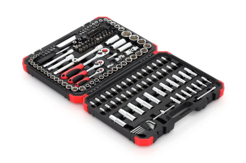 GEDORE R45603172 Jeu de douilles 1/4"+3/8"+1/2" 172 pièces