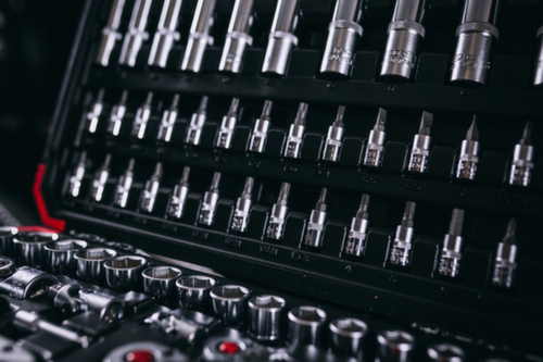 GEDORE R45603172 Jeu de douilles 1/4"+3/8"+1/2" 172 pièces