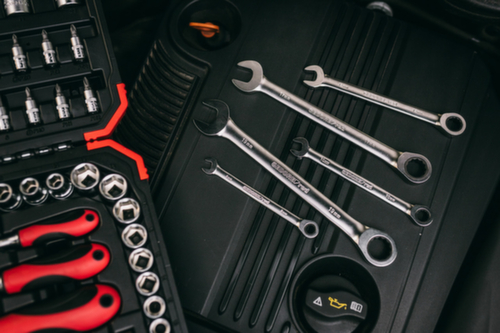 GEDORE R07105005 Jeu de clés mixtes à cliquet SW8-19 mm 5 pièces