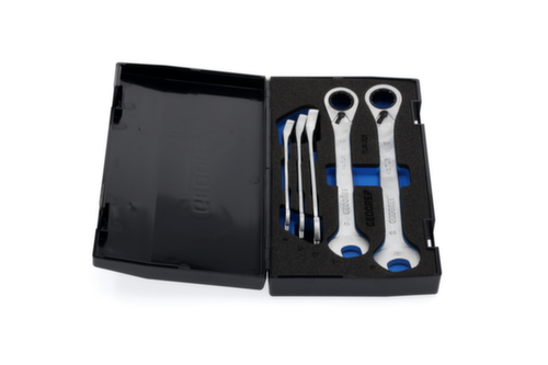 7 UR-005 Jeu de clés à fourche à cliquet