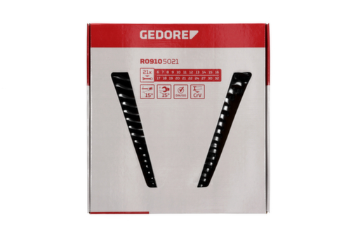 GEDORE R09105021 Jeu de clés mixtes 6-32 mm 21 pièces