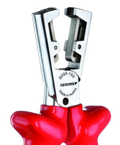 VDE 8099-160 Pince à dénuder VDE STRIP-FIX avec isolation par immersion 160 mm